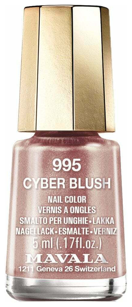 фото Лак для ногтей mavala cyber chic mini color nail polish 995 cyber blush 5 мл