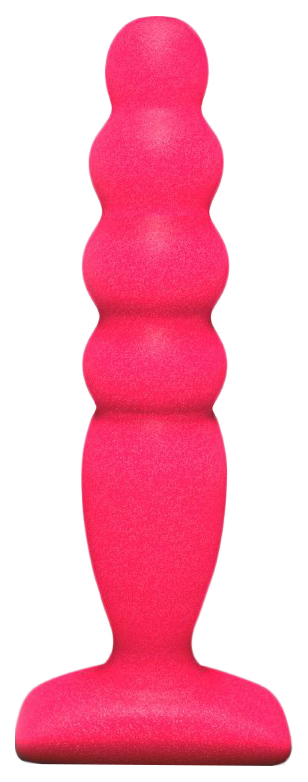 фото Розовый анальный стимулятор large bubble plug 14,5 см lola toys