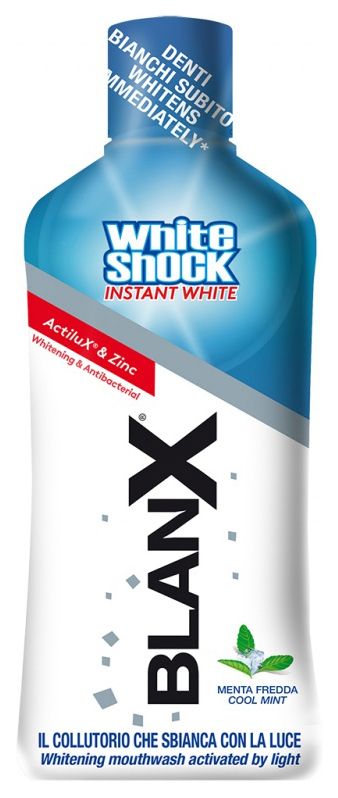 Ополаскиватель для рта Blanx White Shock 500 мл on white жидкость для ирригатора фитокомплекс ополаскиватель для полости рта 300