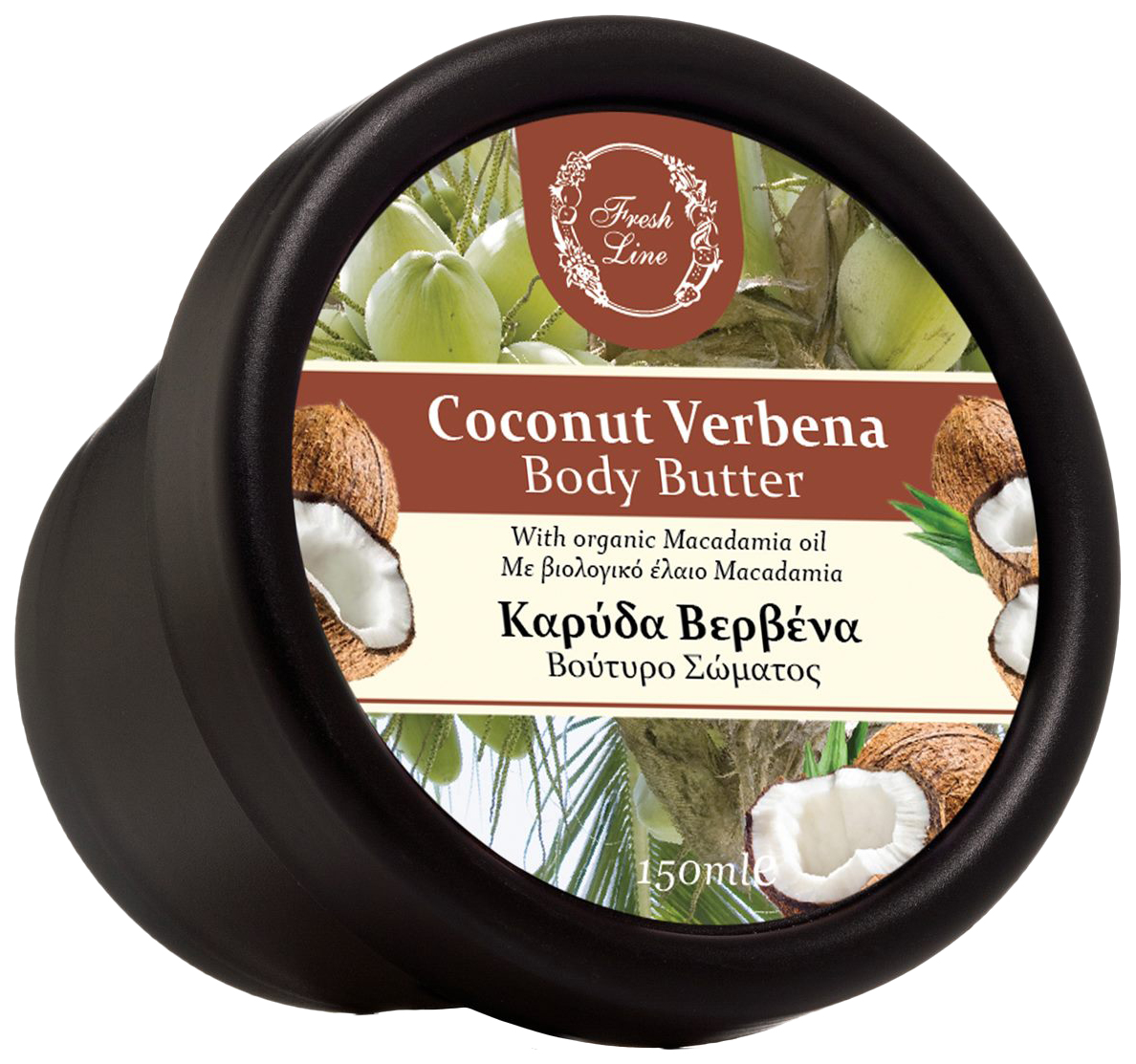 фото Крем для тела fresh line coconut verbena body butter 150 мл