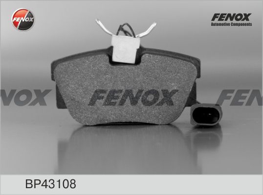 фото Комплект тормозных колодок, дисковый тормоз fenox bp43108