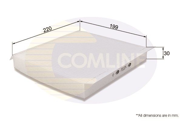 фото Фильтр салона comline ekf206