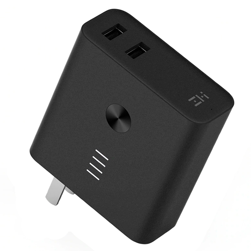 фото Внешний аккумулятор xiaomi mi zmi 5200 dual-mode smart charger 5200 mah (xpb-0020) black