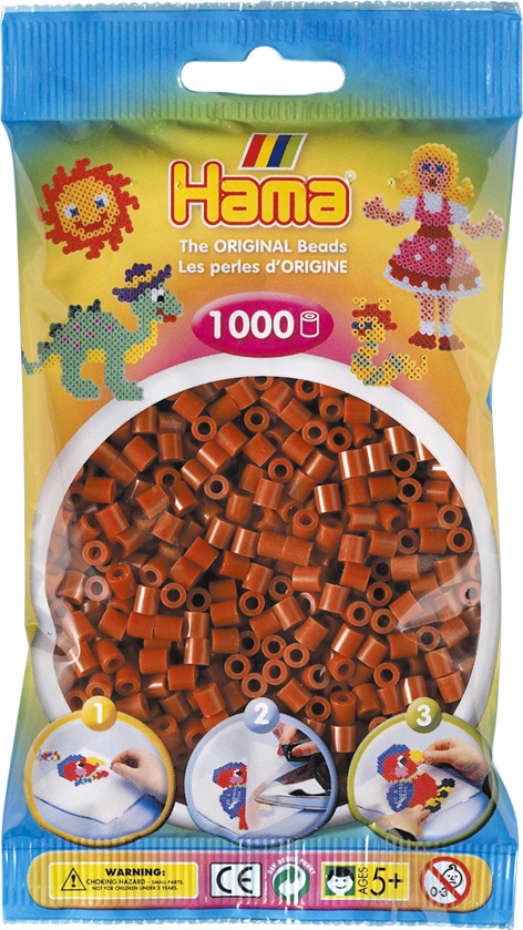 

Бусинки MIDI 1000шт. красно-коричневые Hama 207-20