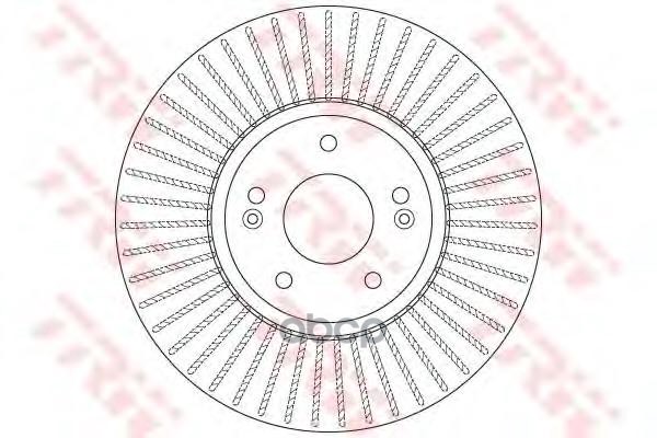 фото Тормозной диск trw/lucas для df6222