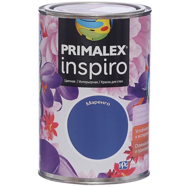 фото Краска для внутренних работ primalex inspiro 1л маренго, 420168