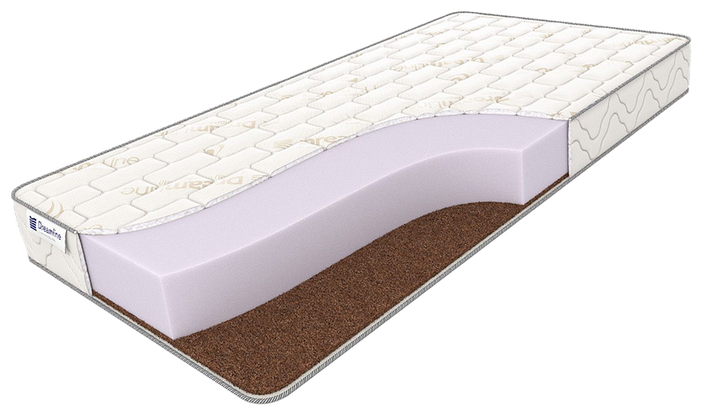 

Анатомический матрас DreamLine DreamRoll Hard Eco Hard 44921 180х195 см, Белый, DreamRoll Eco Hard