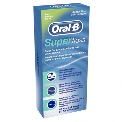 Зубная нить Oral-B Super floss 50 шт