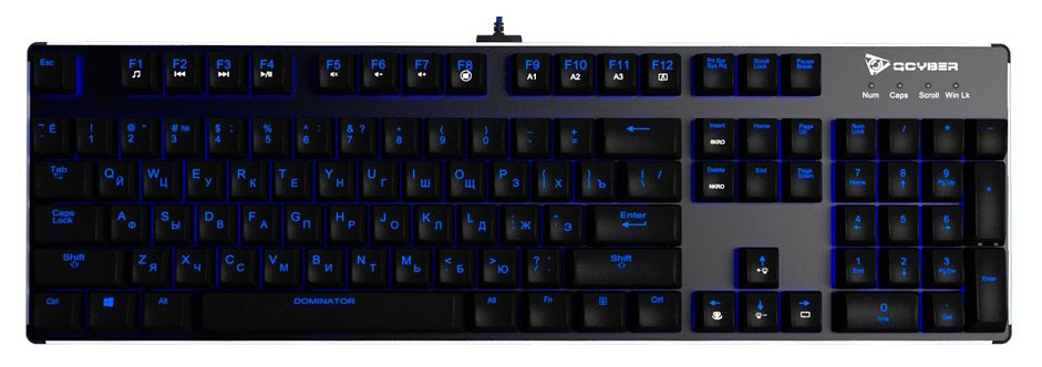 

Игровая клавиатура QCYBER Dominator Black (QC-03-003DV01), Dominator