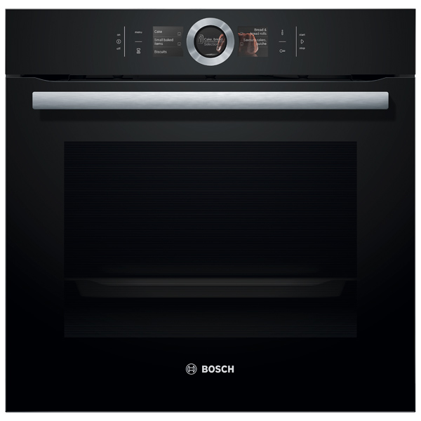 фото Встраиваемый электрический духовой шкаф bosch hbg636bb1 black