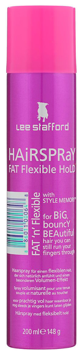 Купить Лак для волос Lee Stafford Fat Flexible Hold Hair Spray невидимой фиксации