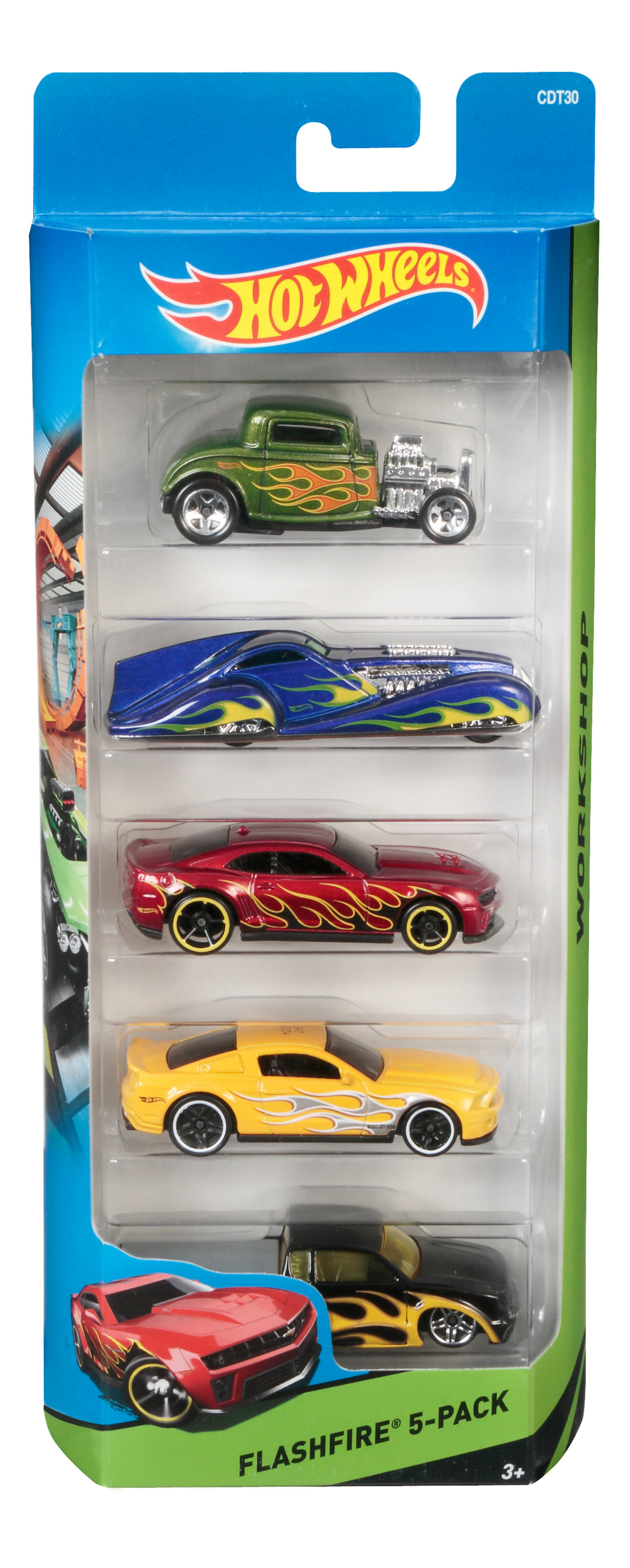 

Набор пластиковых машинок Hot Wheels FLASHFIRE 1806 CDT30