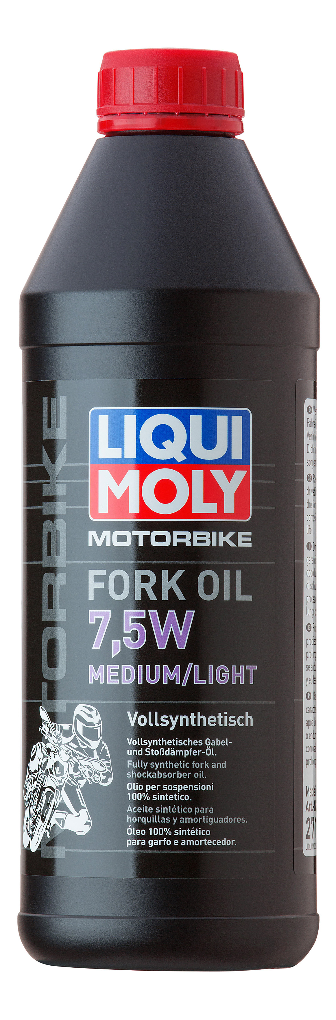 LIQUI MOLY Синт, масло д/вилок и амортиз, Motorbike Fork Oil Medium/Light 7,5W