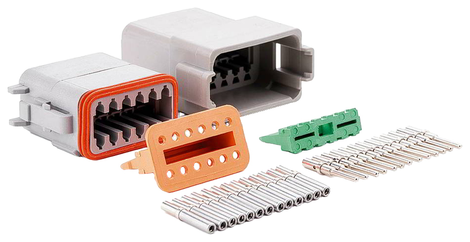 

Разъем автомобильный Autoprofi AM 12PK, Серый, aM 12PK