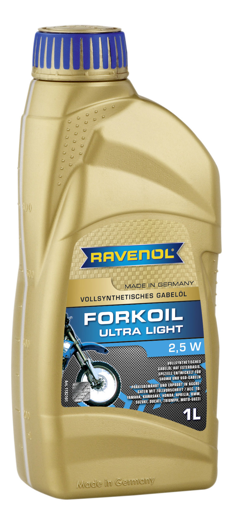 Гидравлическое масло RAVENOL Forkoil Ultra Light 2.5w 1л 1182101-001-01-999