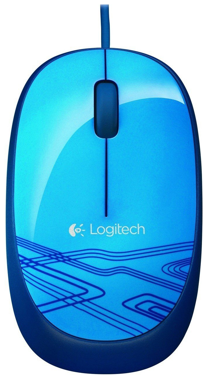 

Проводная мышка Logitech M105 Cyan (910-003105), M105