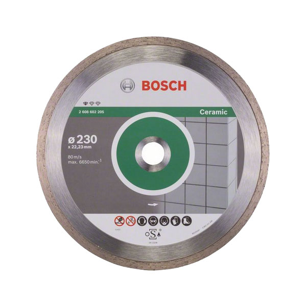 Диск отрезной алмазный Bosch 230-22.23 2608602205 алмазный диск для ушм bosch