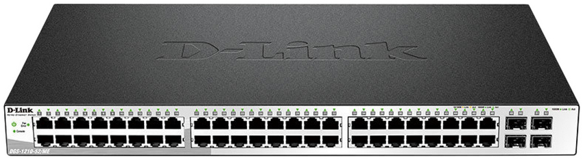 Коммутатор D-Link DGS-1210-52/ME/A1A Black