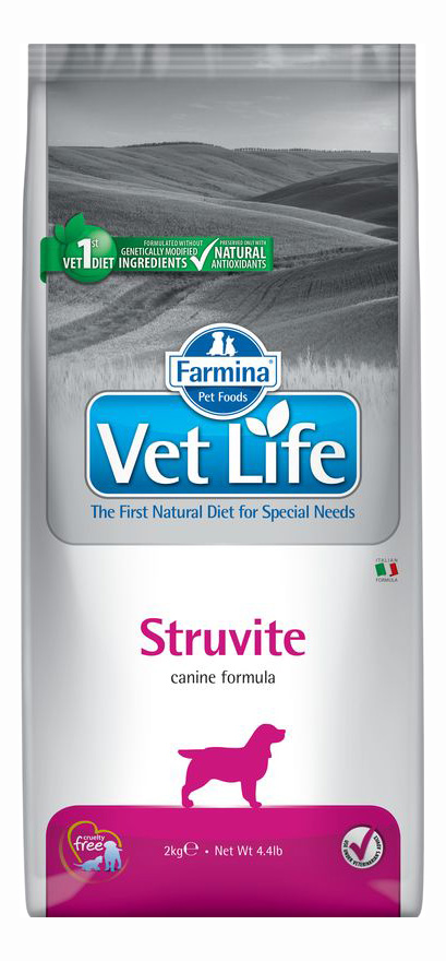 фото Сухой корм для собак farmina vet life struvite, при мкб, курица, 2кг