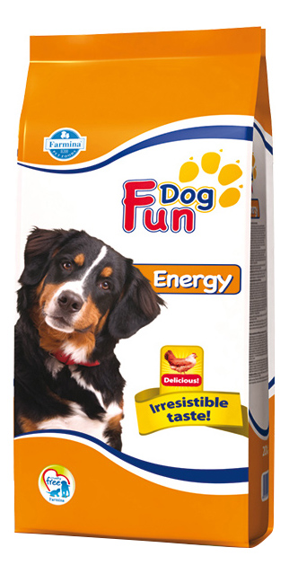 фото Сухой корм для собак farmina fun dog energy, для активных, курица, 20кг