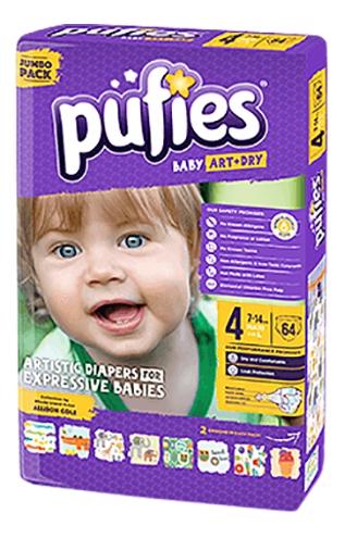 Подгузники Pufies Baby Art Dry Maxi 64 (7-14кг)