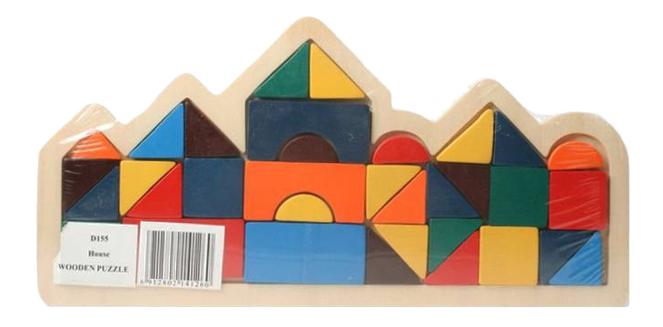 

Пазл Wooden Toys 37 деталей, Дом