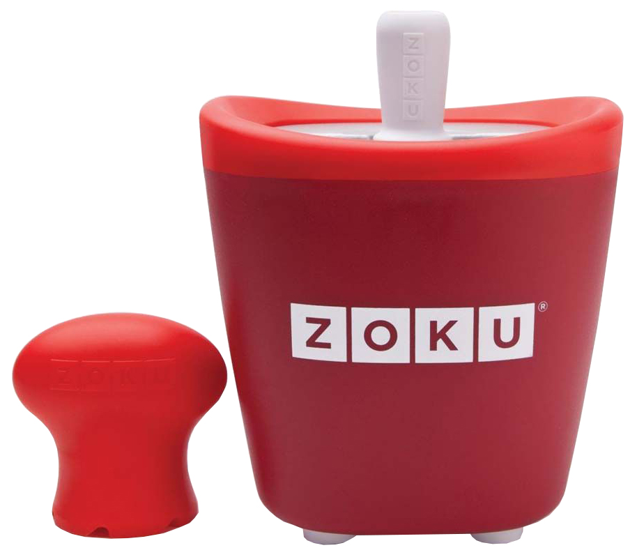 фото Набор для приготовления мороженого zoku single quick pop maker zk110-rd красный