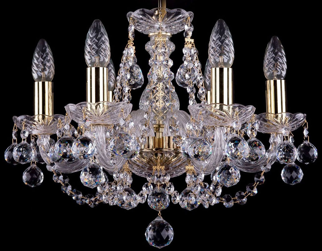 

Люстра подвесная Bohemia Ivele Crystal 1406/6/141/G/Balls, 1406/6/141/G/Balls