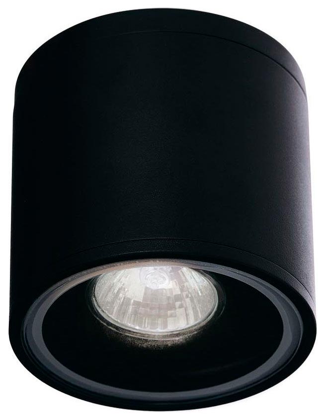 фото Уличный потолочный светильник ideal lux 122687 gun pl1 nero gu10