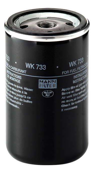 

Фильтр топливный MANN-FILTER WK733, фильтр топливный WK733