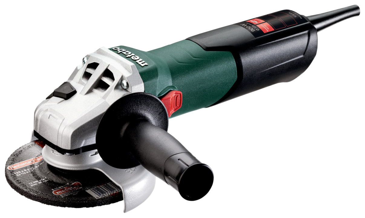 

Сетевая угловая шлифовальная машина Metabo W 9-125 600376000, W 8-115