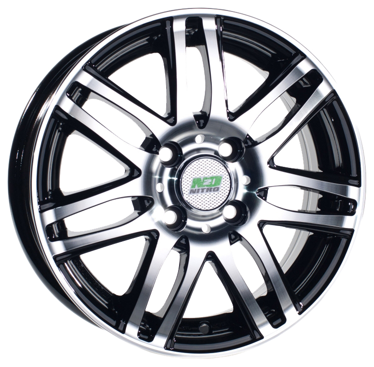 

Колесный диск Nitro Y459 R14 5J PCD5x100 ET35 D57.1 (41026775), Черный;серебристый