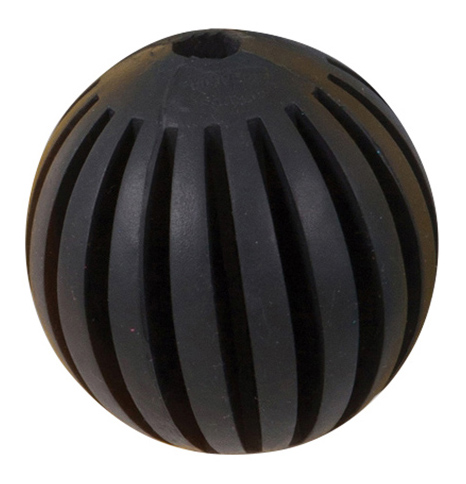 Жевательная игрушка для собак JW Tanzanian Mountain Ball Танзанийский мяч, черный, 5 см