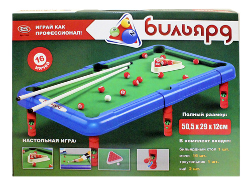 Спортивная настольная игра Play Smart Бильярд играй как профессионал 1500₽