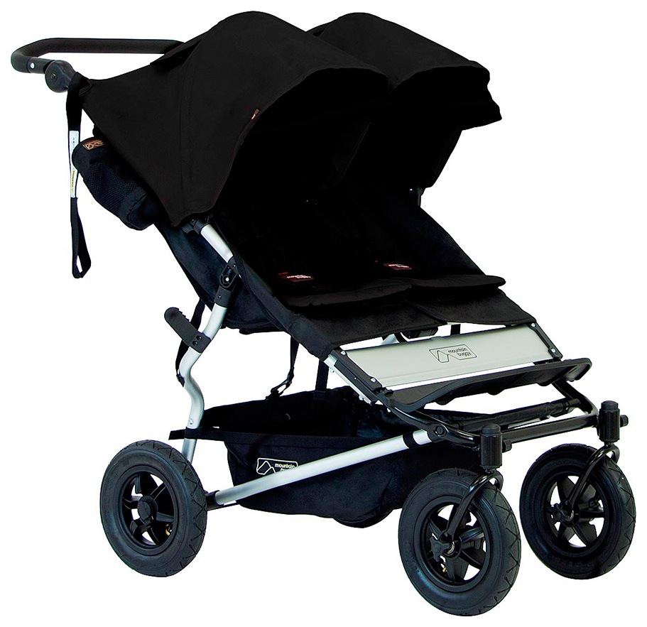 фото Коляска для двойни и погодок mountain buggy duet black