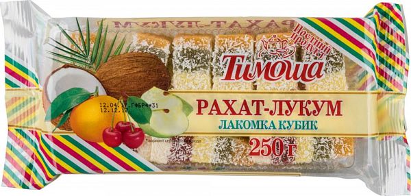 фото Рахат-лукум тимоша лакомка кубик 250 г