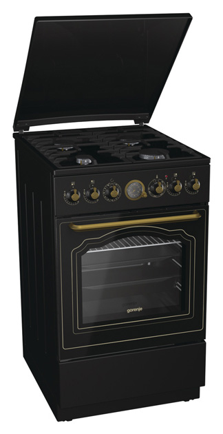 

Комбинированная плита Gorenje K52CLB Black, K52CLB