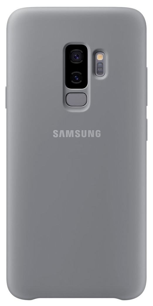 Накладка Samsung Silicone Cover Gray для Galaxy S9+