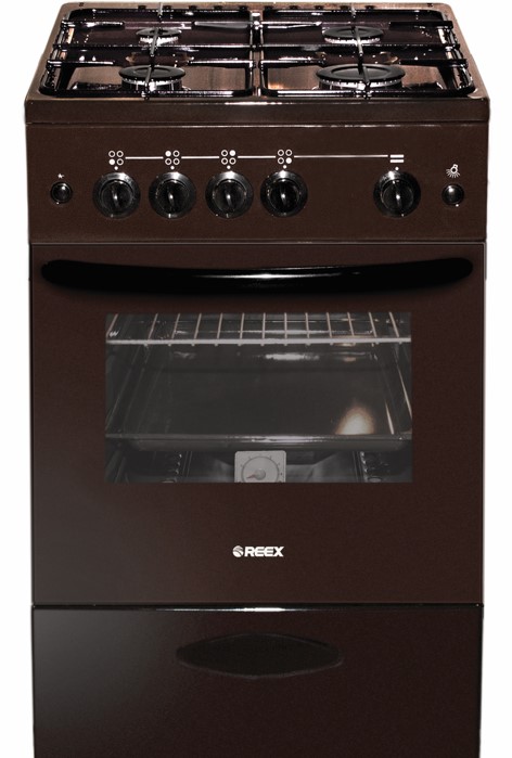 

Газовая плита Reex CG-54 eBn Brown, CG-54 eBn