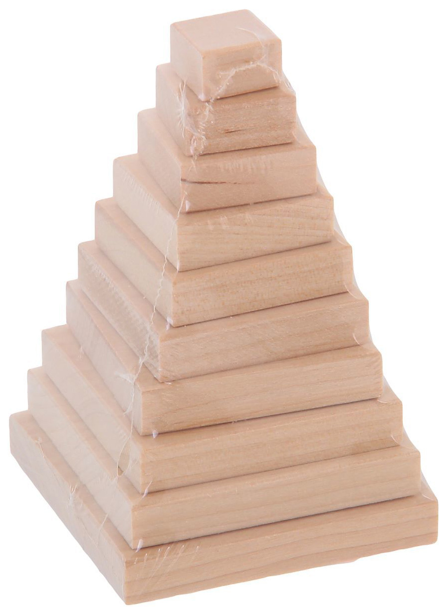 фото Развивающая игрушка пелси пирамидка квадрат и606