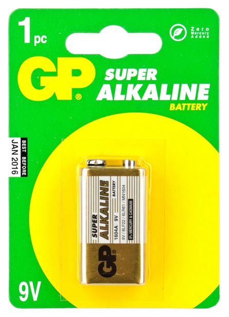 

Батарейка GP Super 1604G 1 шт, 1604G