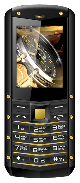 фото Мобильный телефон texet tm-520r black/yellow