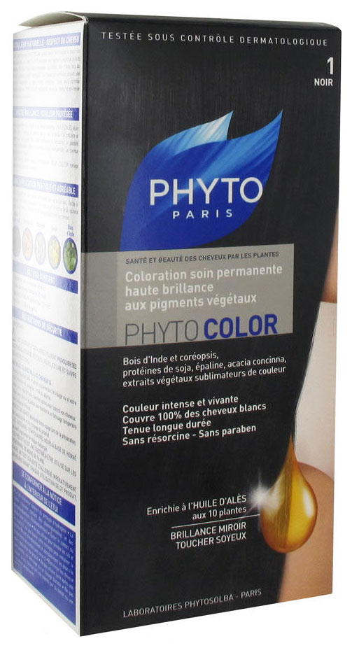 Краска для волос Phytosolba Phyto Color 1 Черный, 60 мл крем заатар bio phyto zaatar cream