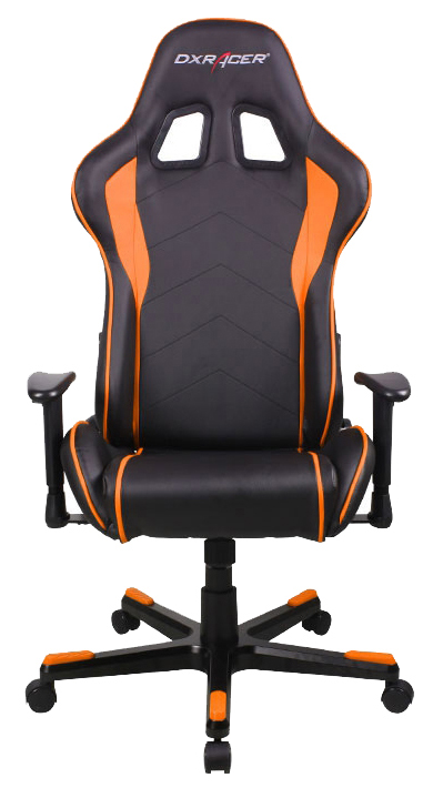 фото Игровое кресло dxracer formula oh/fe08/no, оранжевый/черный