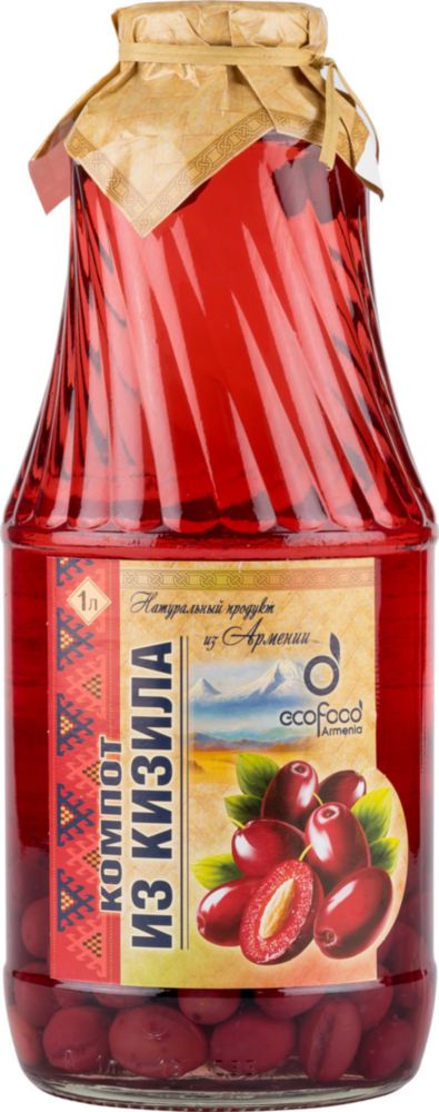 

Компот Ecofood Armenia из кизила 1 л