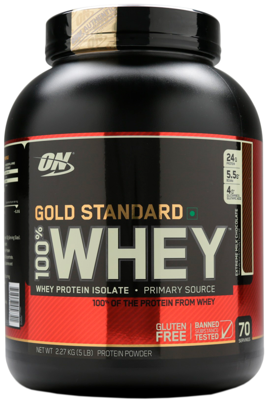 фото Протеин optimum nutrition 100% whey gold standard, 2270 г, extreme milk chocolate