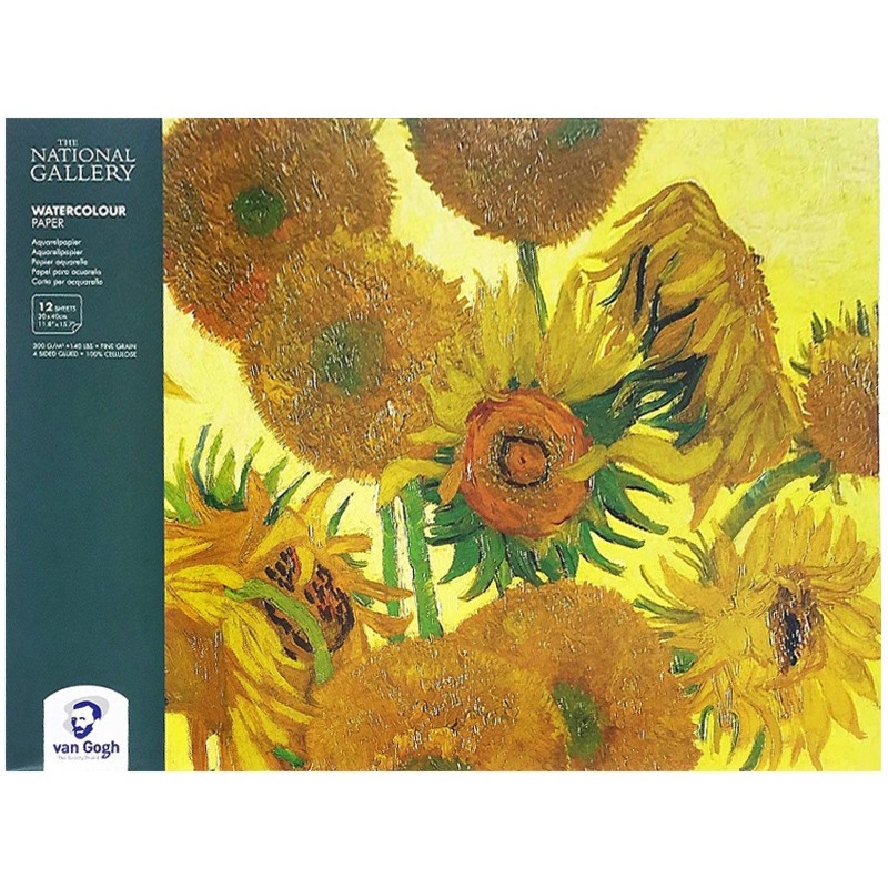 

Альбом для акварели Van Gogh National Gallery, 30x40 см, 12 листов
