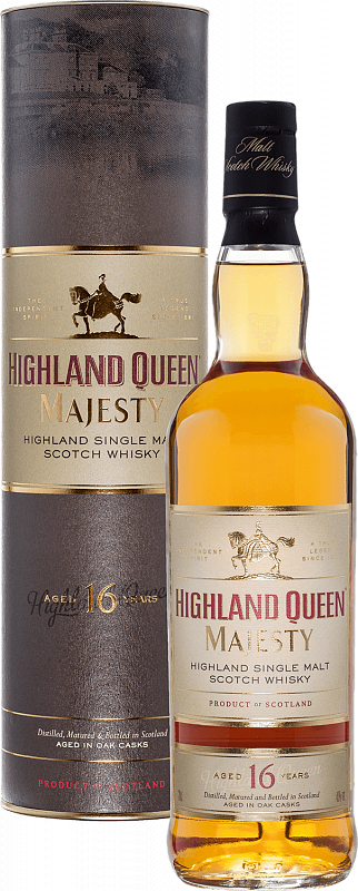 

Виски Highland Queen Majesty Classic Highland Single Malt 16 years (gift box)
