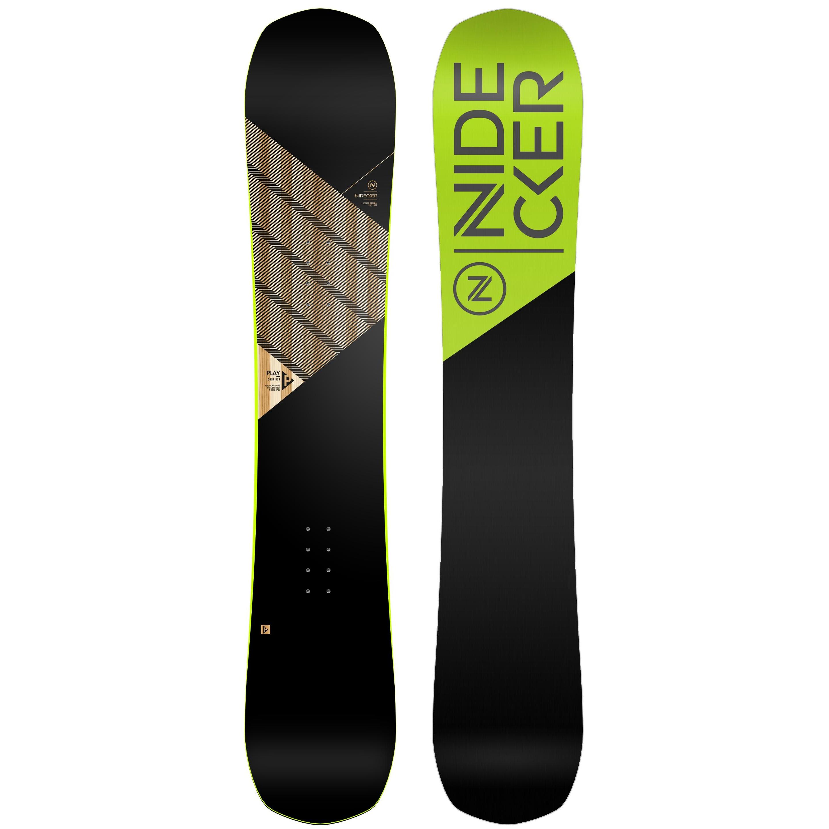 

Сноуборд Nidecker Play 2019, black/green, 159 см, Play