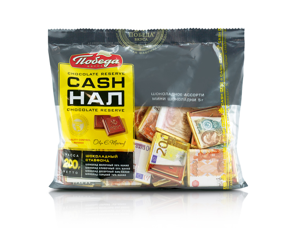 

Мини-шоколадки Победа Вкуса Cash Нал